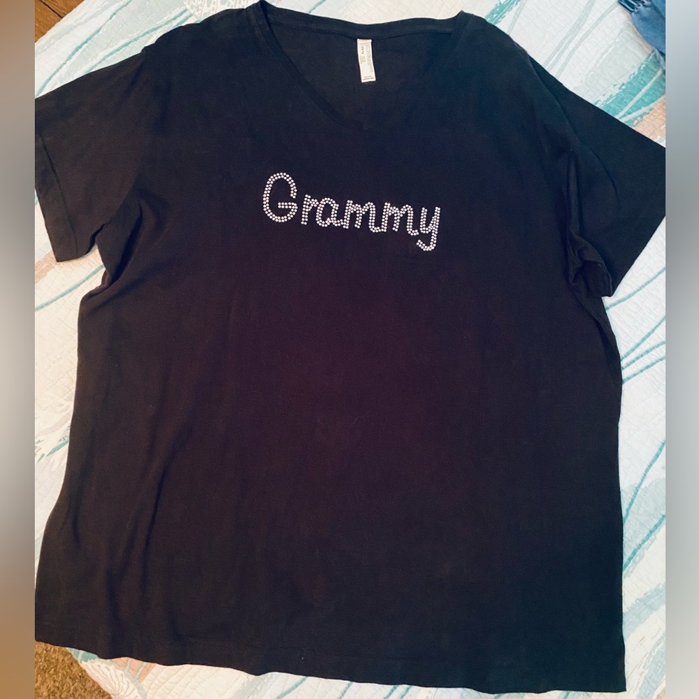 Black 'Grammy' T-Shirt 2XL